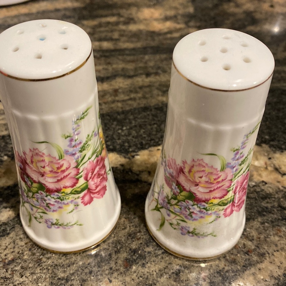 Royal Windsor Bone China Salt and Pepper Shakers